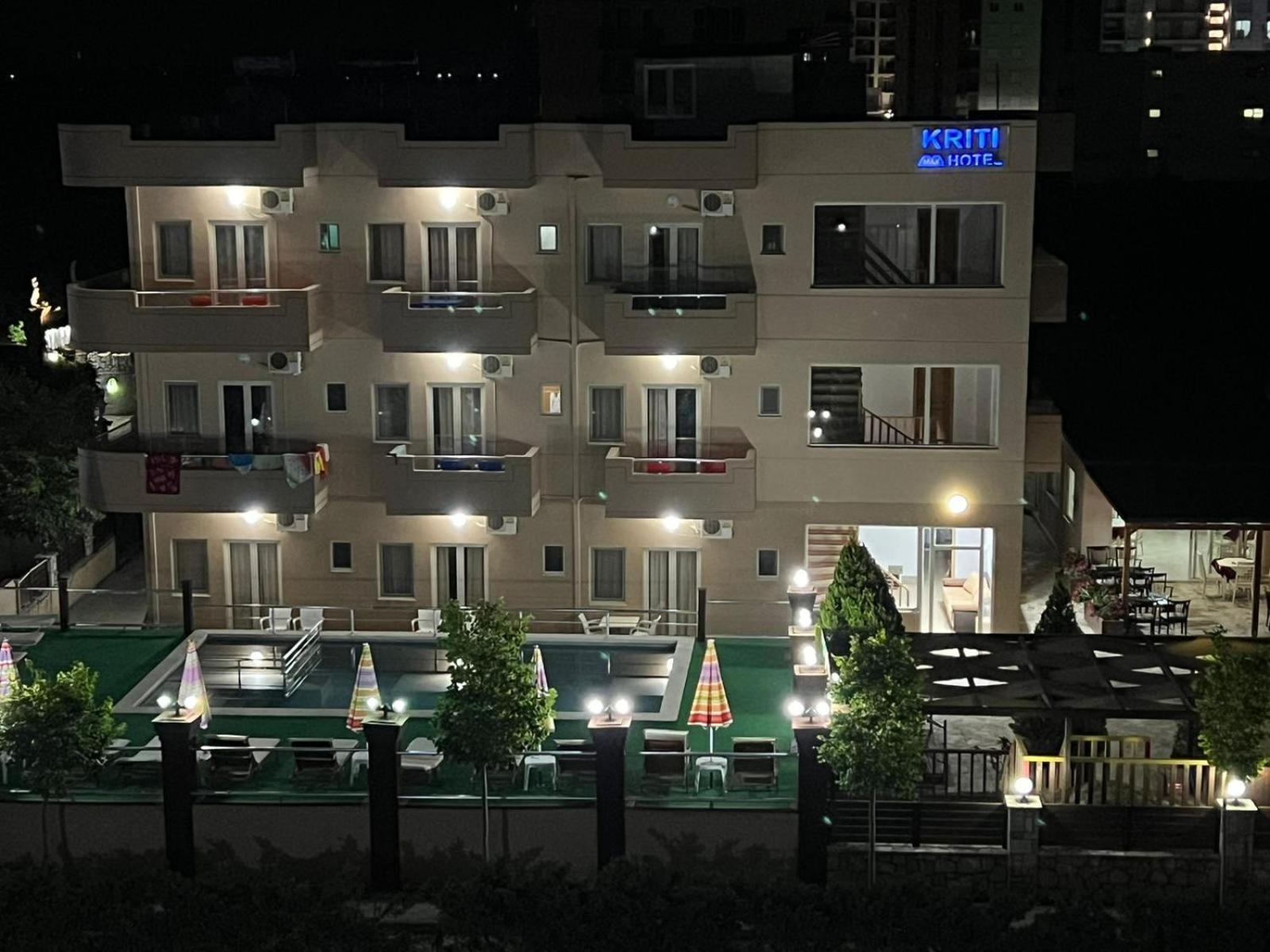 Hotel Kriti Max , Shengjin Shëngjin Exteriör bild